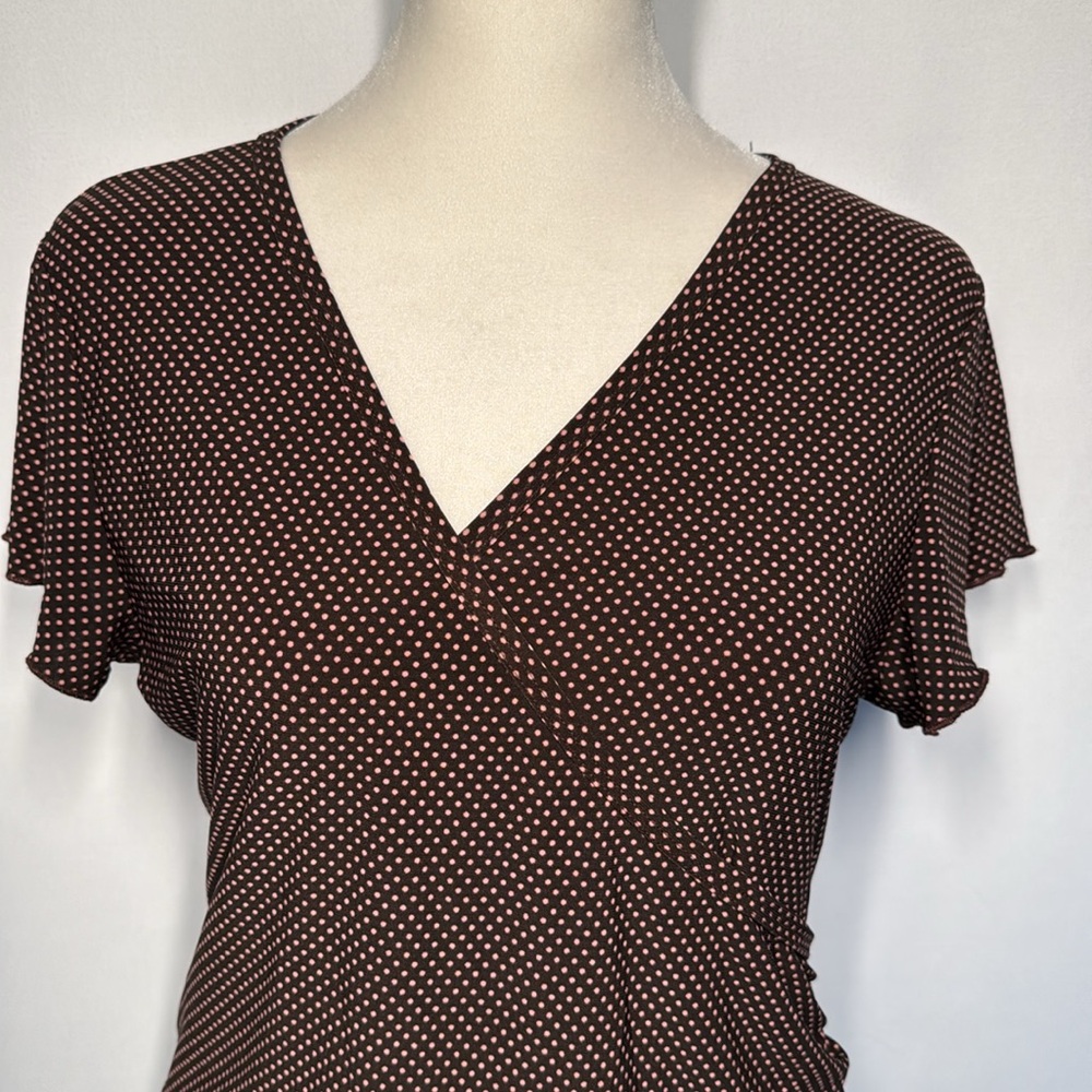 ❤️3/$30 Susan Lawrence Polka Dot Blouse
